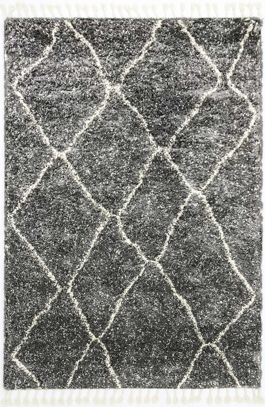 Brisa Maxen Tribal Grey Rug