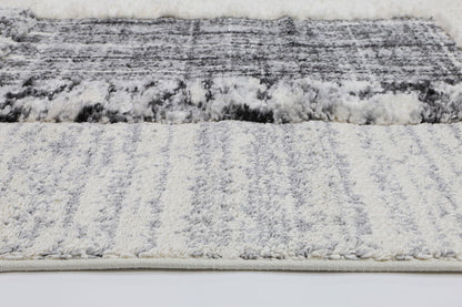 Covea Tribal Modern Cream Anthracite Rug