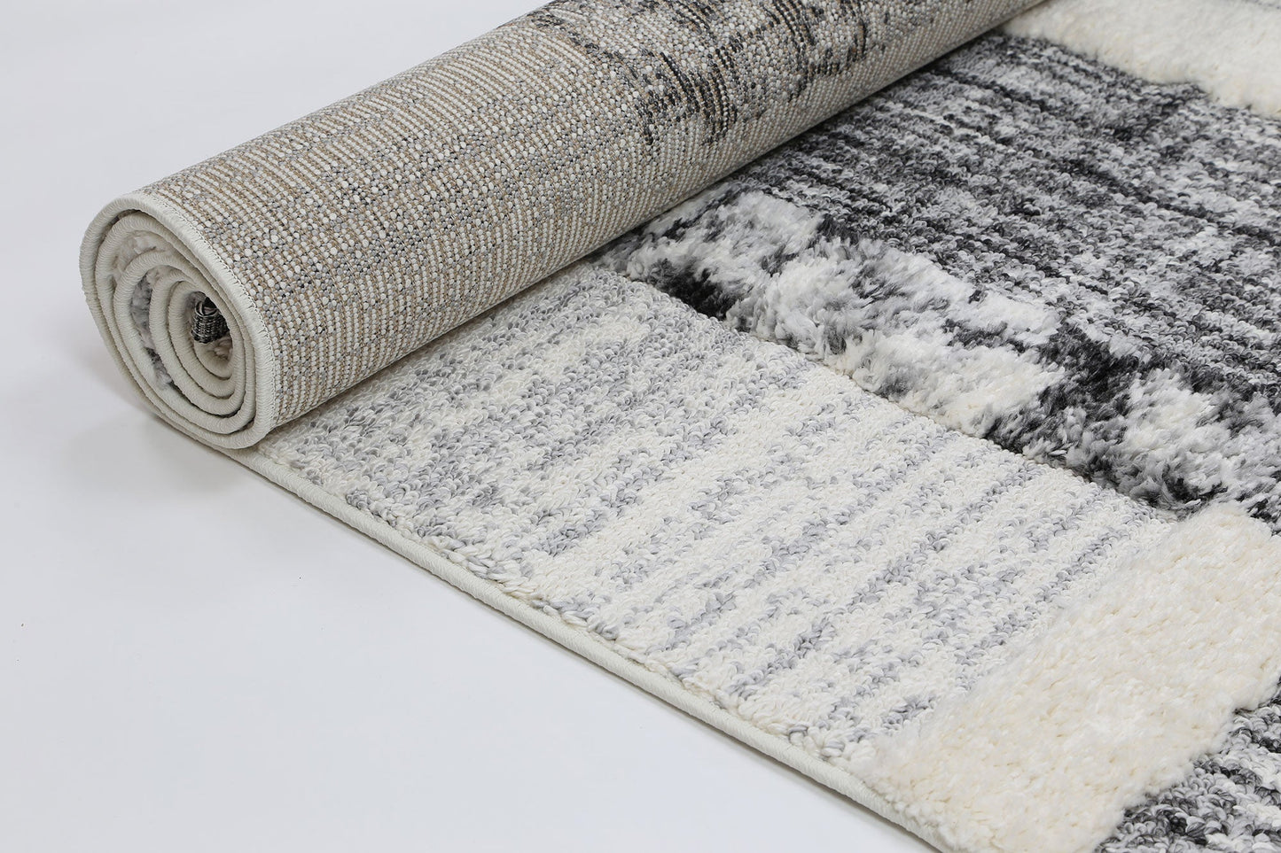 Covea Tribal Modern Cream Anthracite Rug
