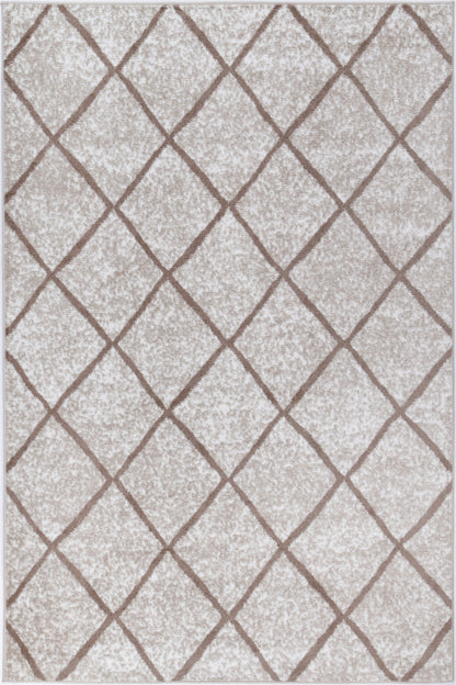 Driftsea Trellis Latte Contemporary Rug