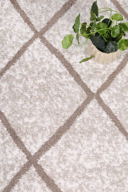 Driftsea Trellis Latte Contemporary Rug