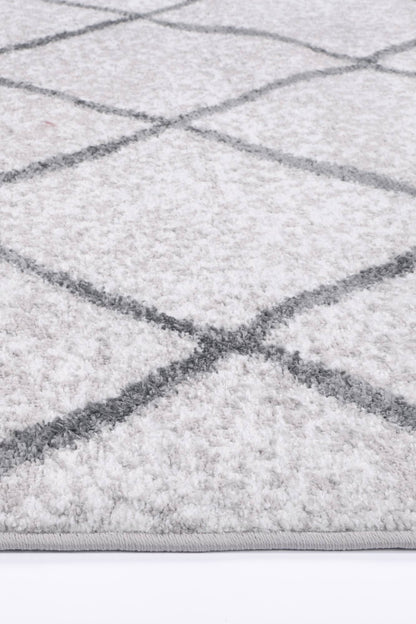 Driftsea Trellis Silver Contemporary Rug