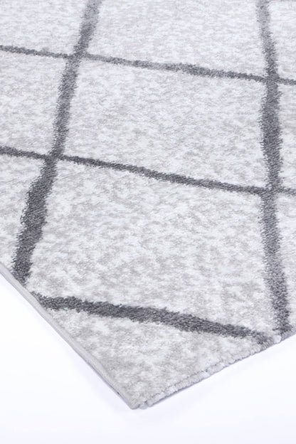 Driftsea Trellis Silver Contemporary Rug