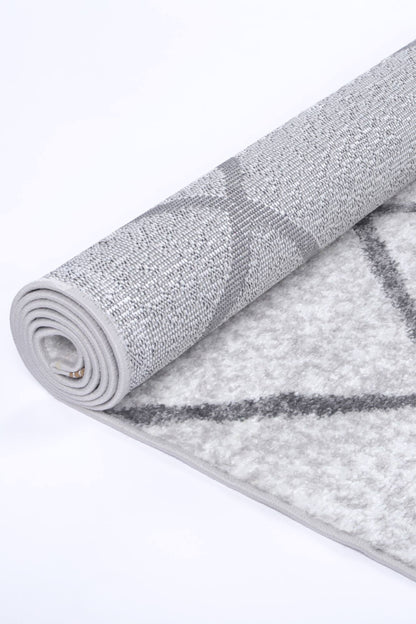 Driftsea Trellis Silver Contemporary Rug