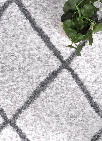 Driftsea Trellis Silver Contemporary Rug