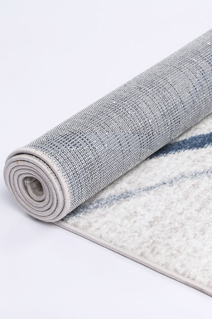 Driftsea Lattice Light Blue Contemporary Rug