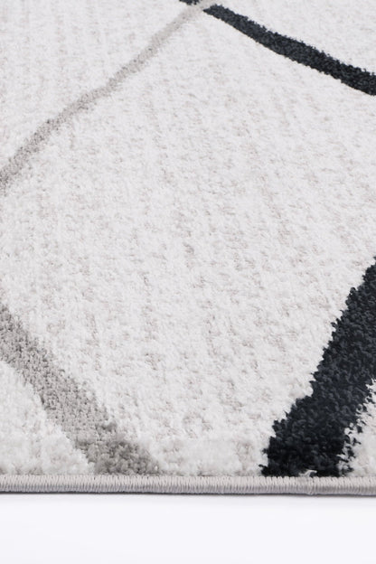 Driftsea Lattice Salt & Pepper Contemporary Rug