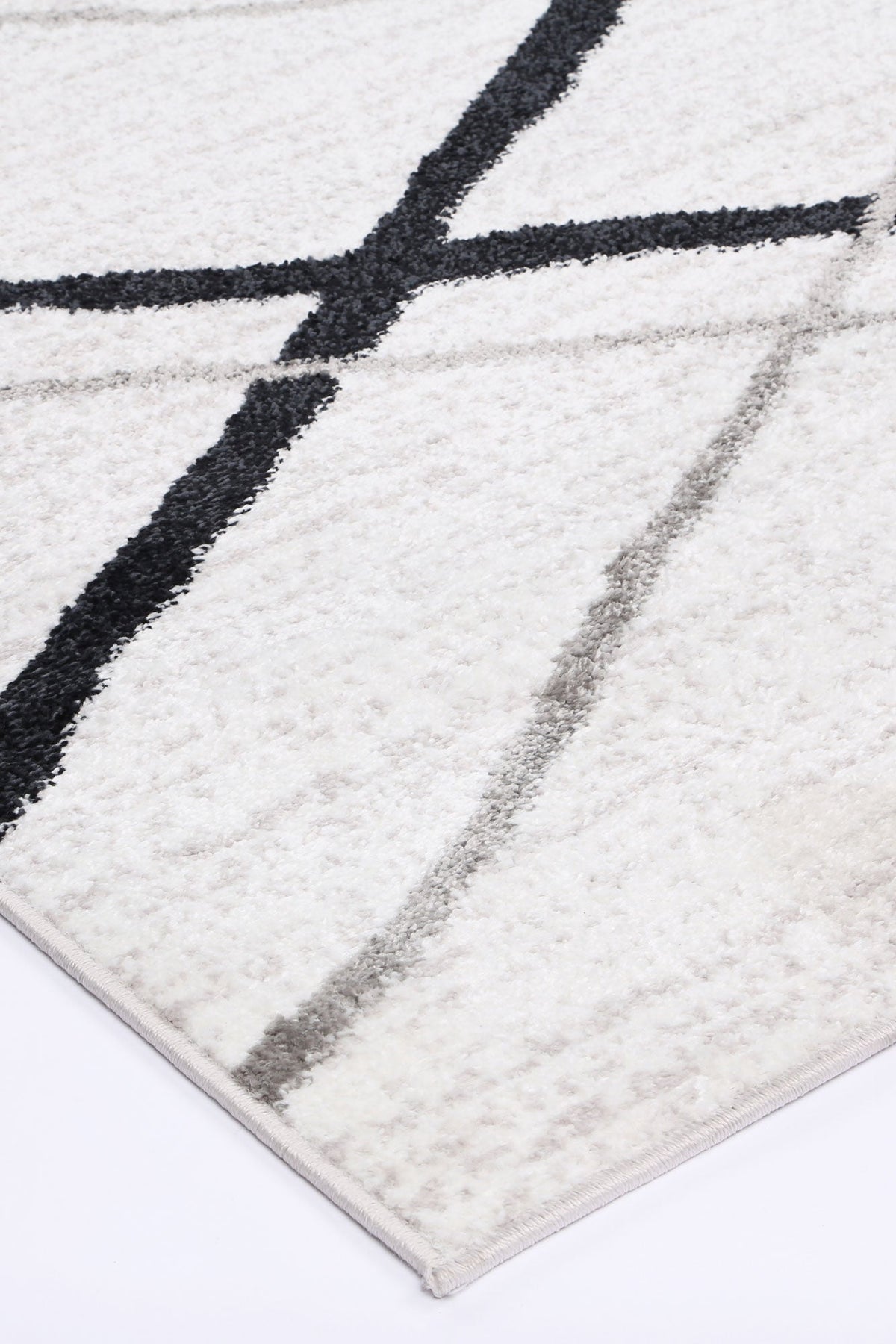 Driftsea Lattice Salt & Pepper Contemporary Rug