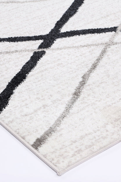 Driftsea Lattice Salt & Pepper Contemporary Rug