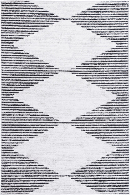 Driftsea Diamond Charcoal Contemporary Rug