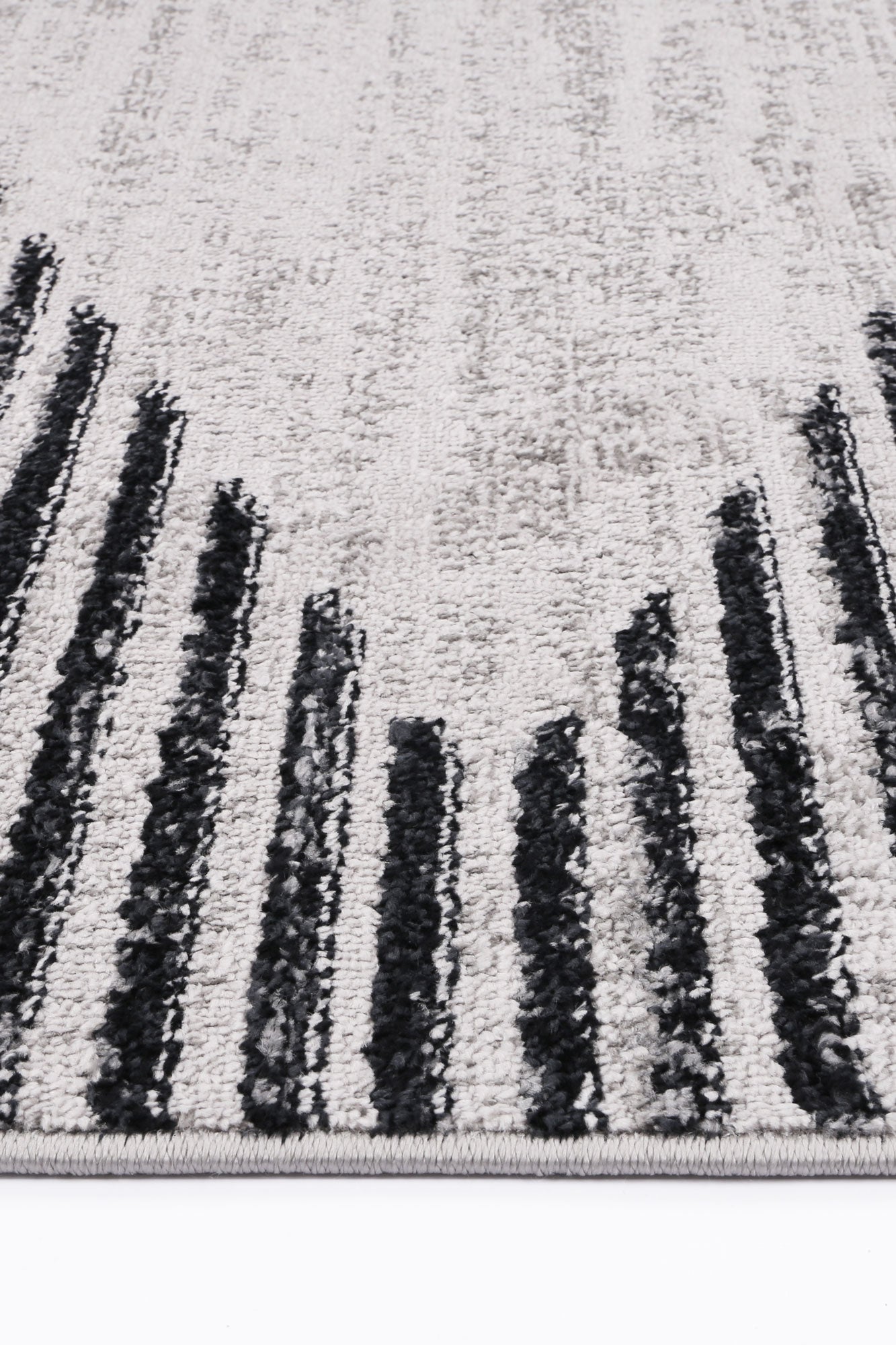 Driftsea Diamond Charcoal Contemporary Rug