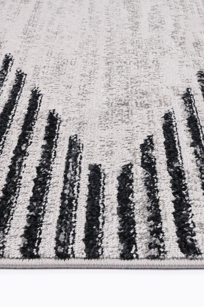 Driftsea Diamond Charcoal Contemporary Rug