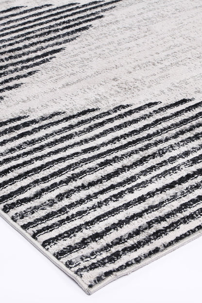Driftsea Diamond Charcoal Contemporary Rug