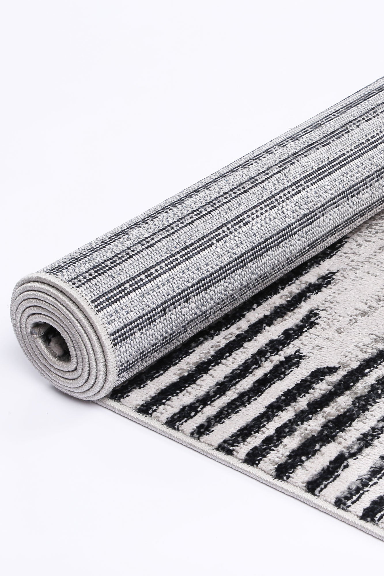 Driftsea Diamond Charcoal Contemporary Rug