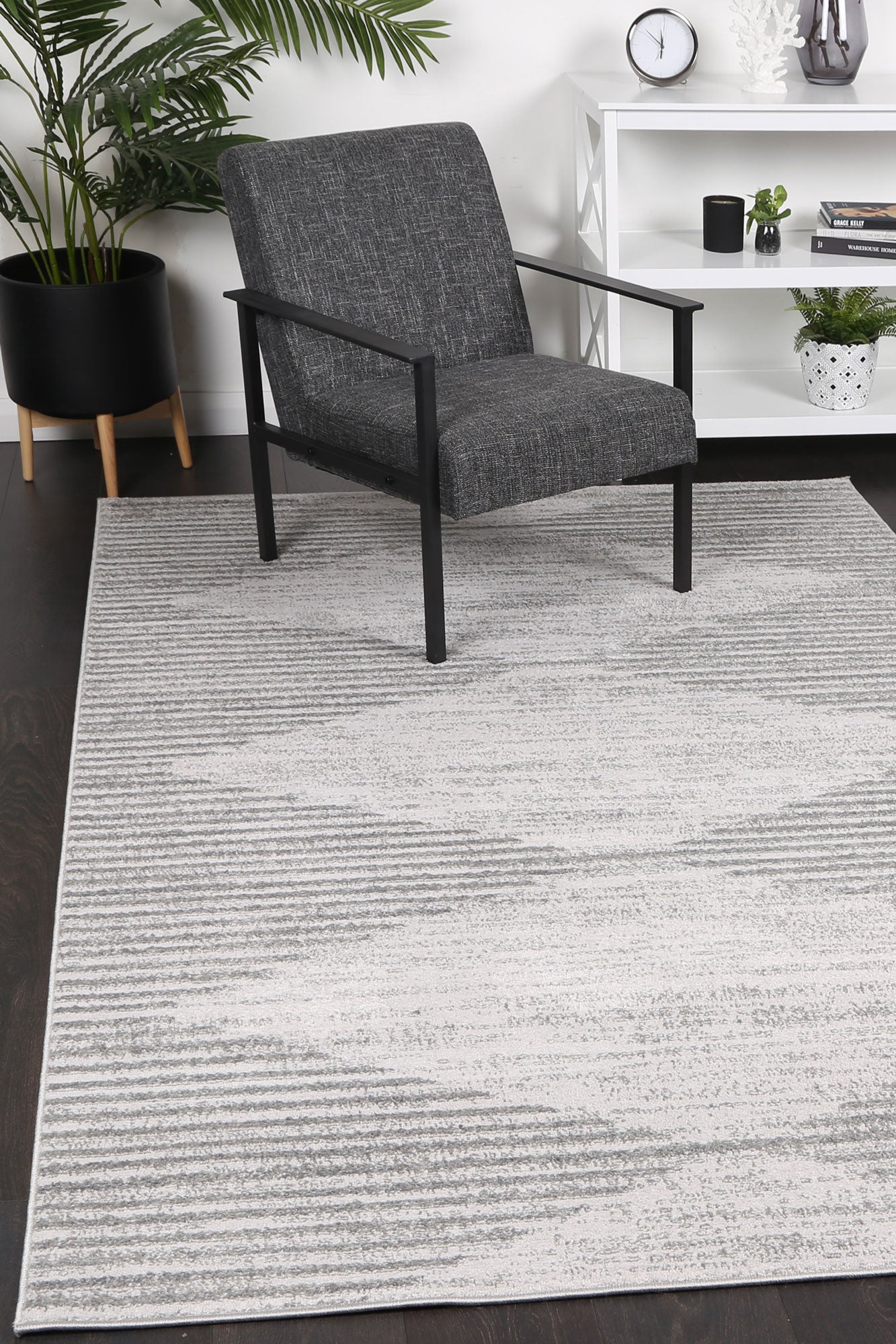 Driftsea Diamond Grey Contemporary Rug