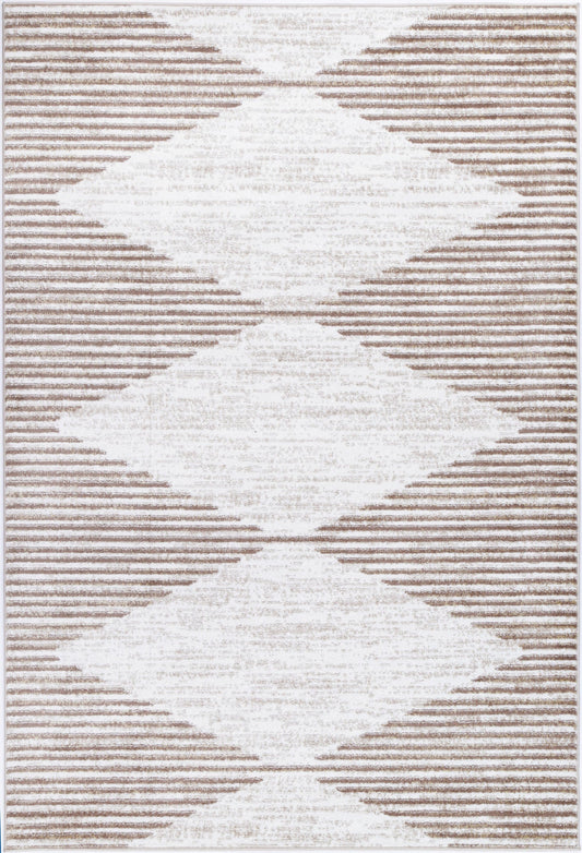 Driftsea Diamond Latte Contemporary Rug