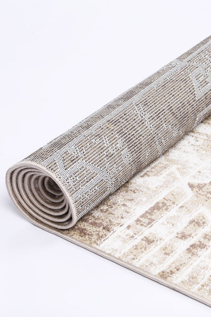 Driftsea Matrix Geometric Latte Rug