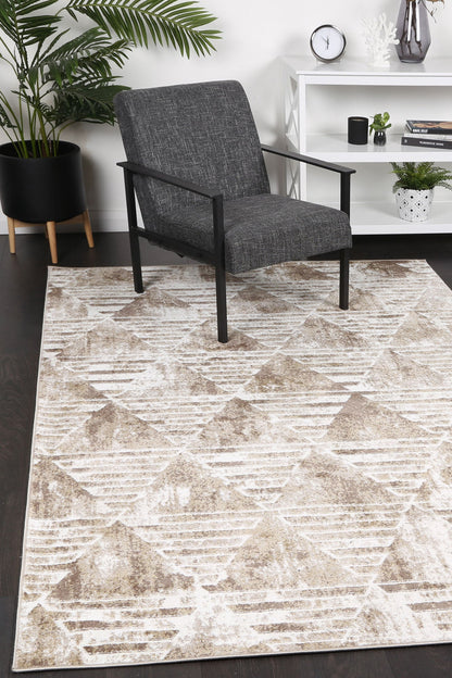 Driftsea Matrix Geometric Latte Rug