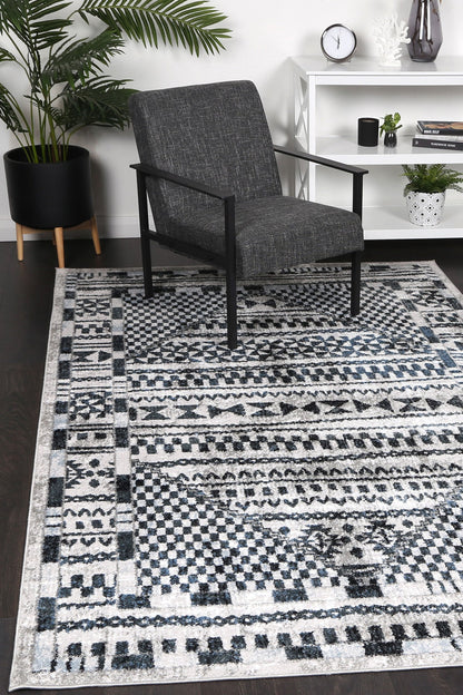 Driftsea Aztec Blue Contemporary Rug
