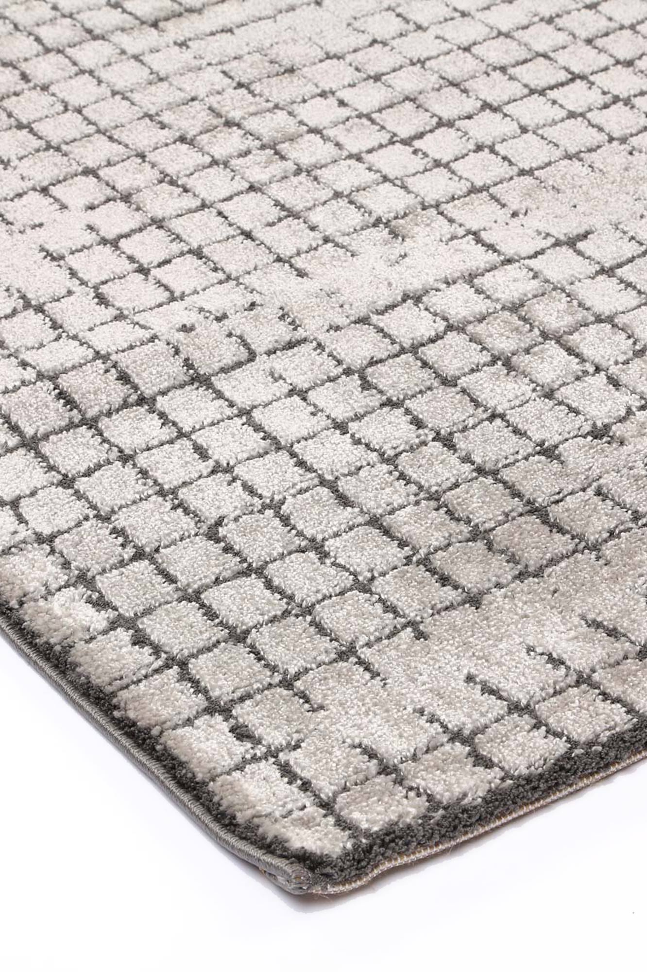 Aquaelle Bacchus Geometric Grey Rug