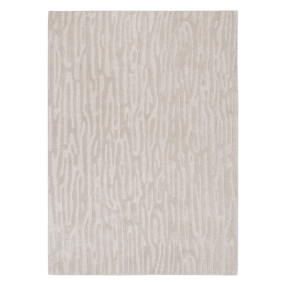 Frayla Sandstorm Beige Wool Rug