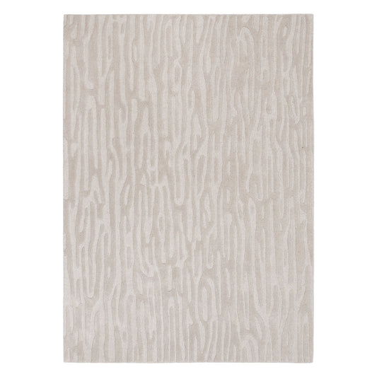 Frayla Sandstorm Beige Wool Rug