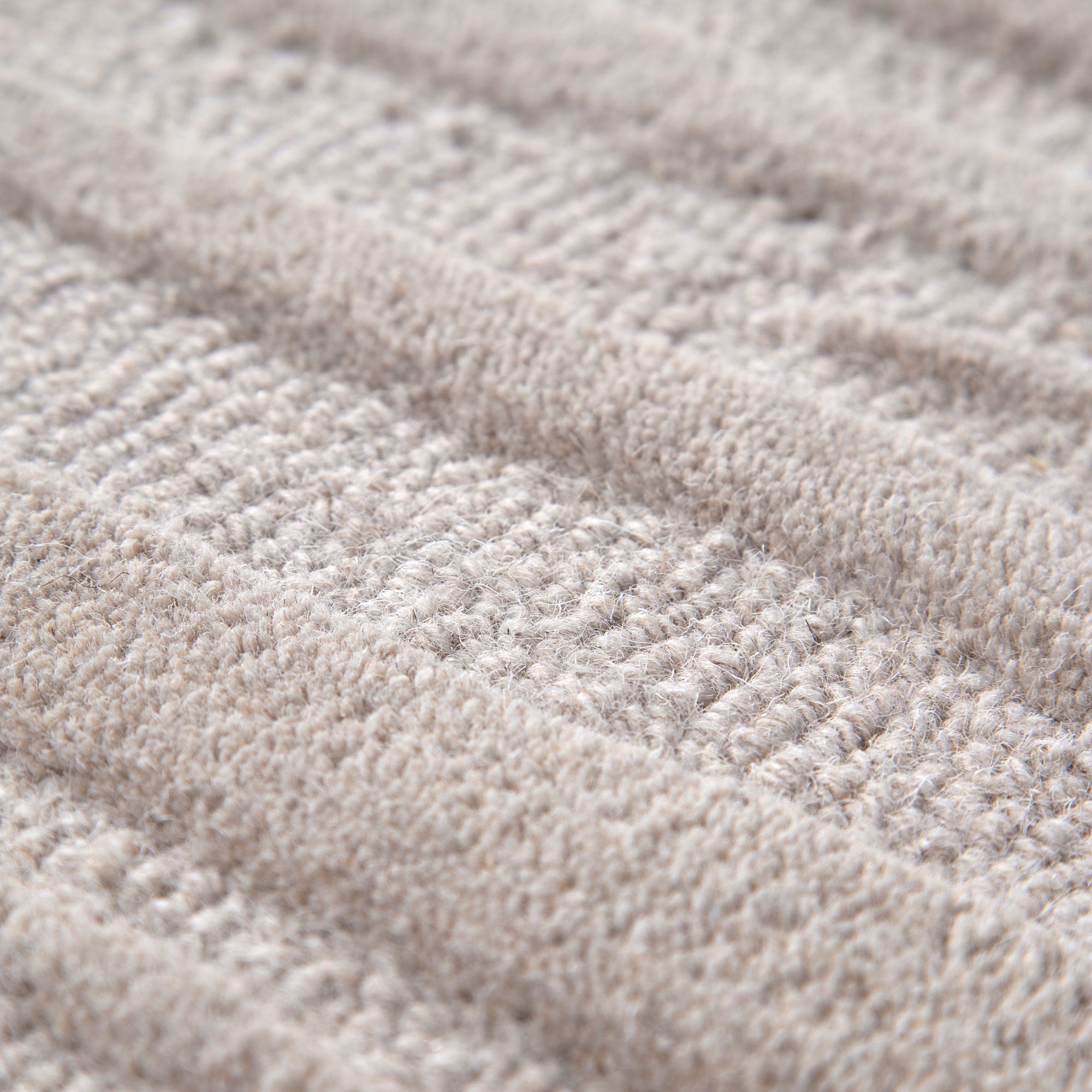 Frayla Sandstorm Beige Wool Rug