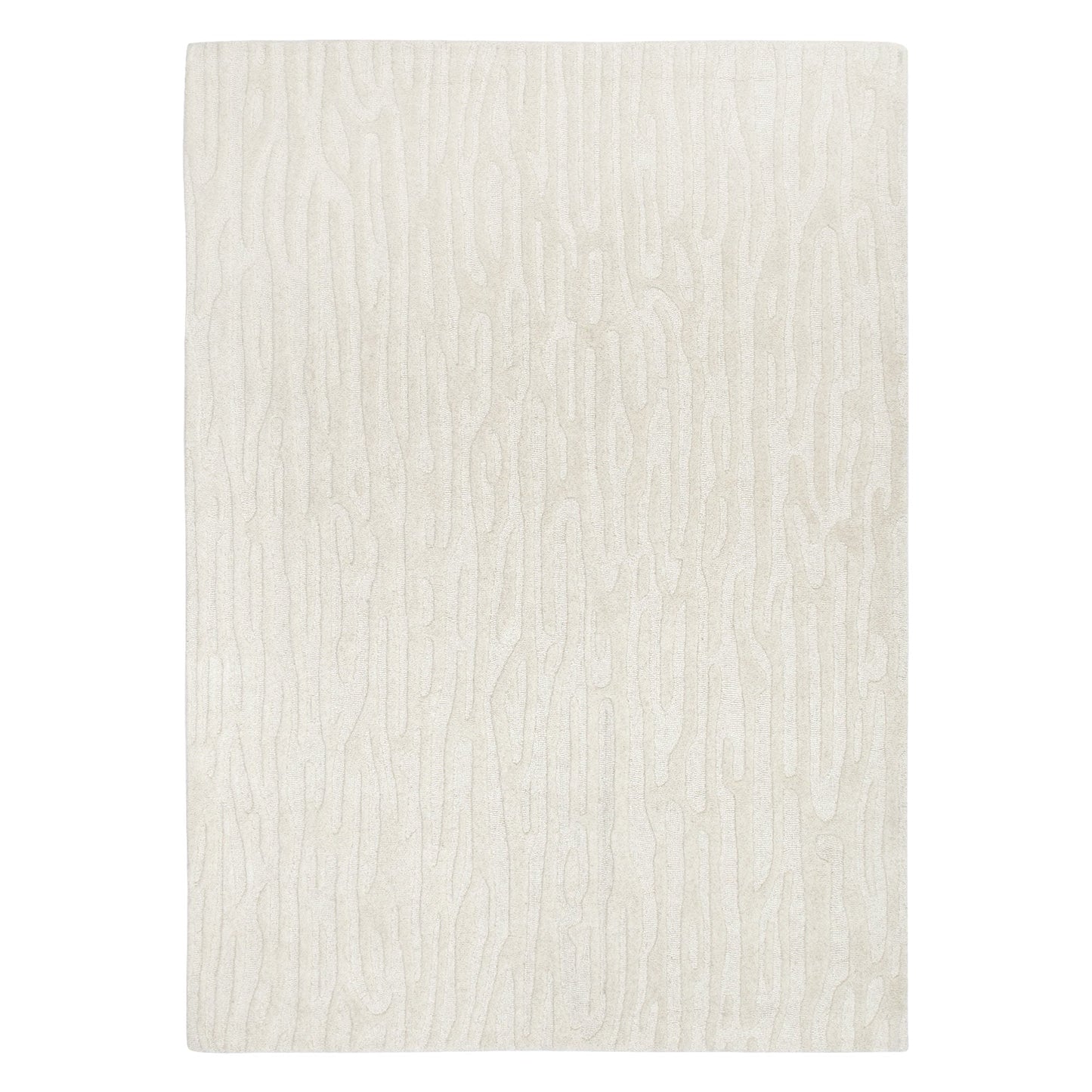 Frayla Sandstorm Cream Wool Rug