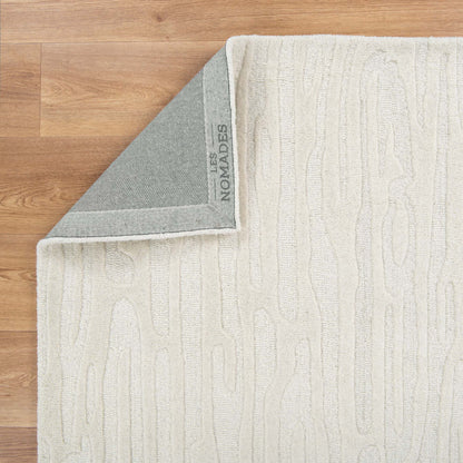 Frayla Sandstorm Cream Wool Rug