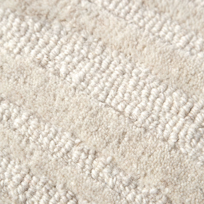 Frayla Sandstorm Cream Wool Rug
