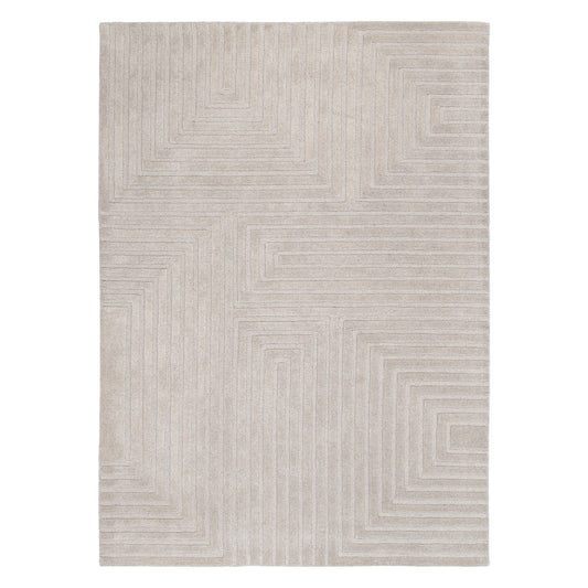 Frayla Felix Beige Wool Rug