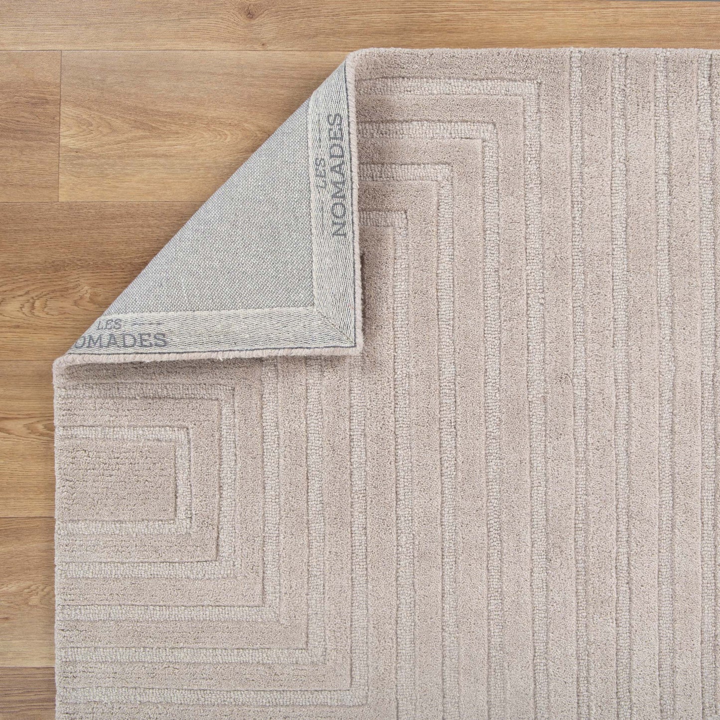 Frayla Felix Beige Wool Rug