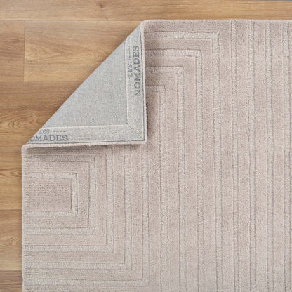 Frayla Felix Beige Wool Rug