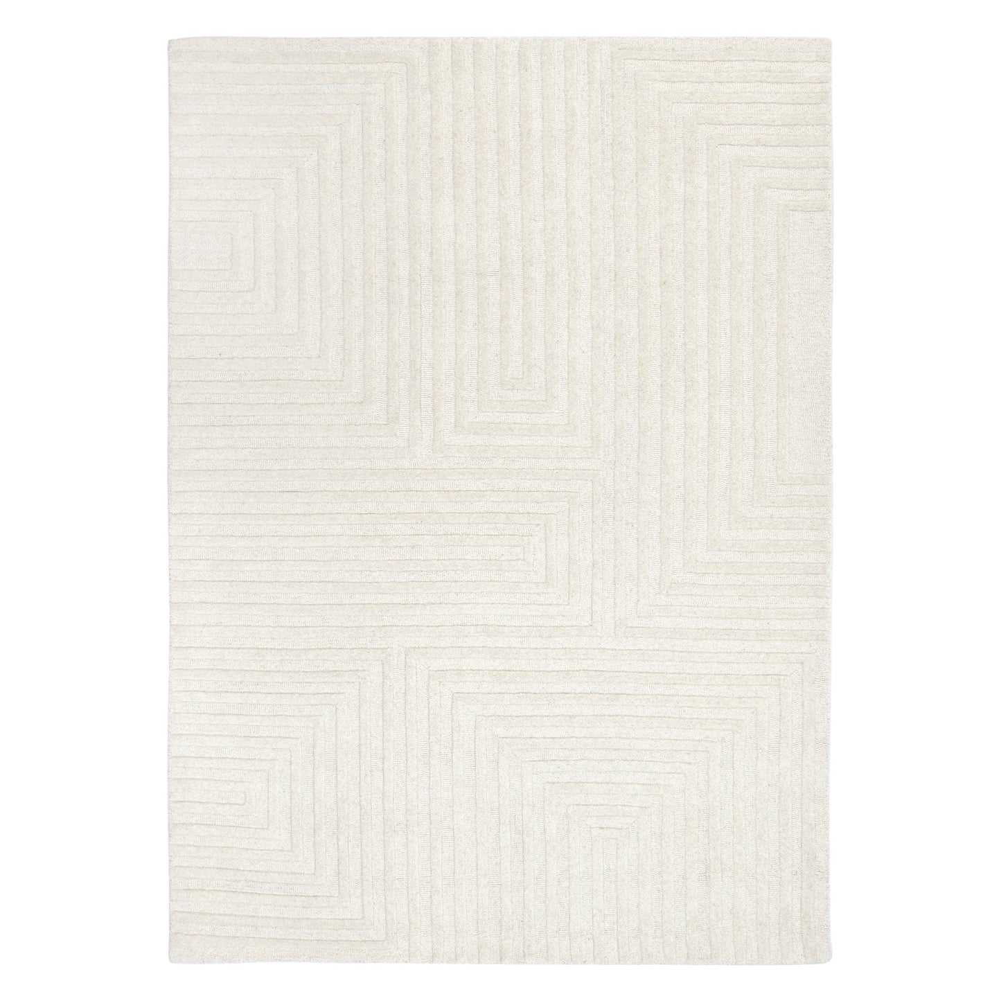 Frayla Felix Cream Wool Rug