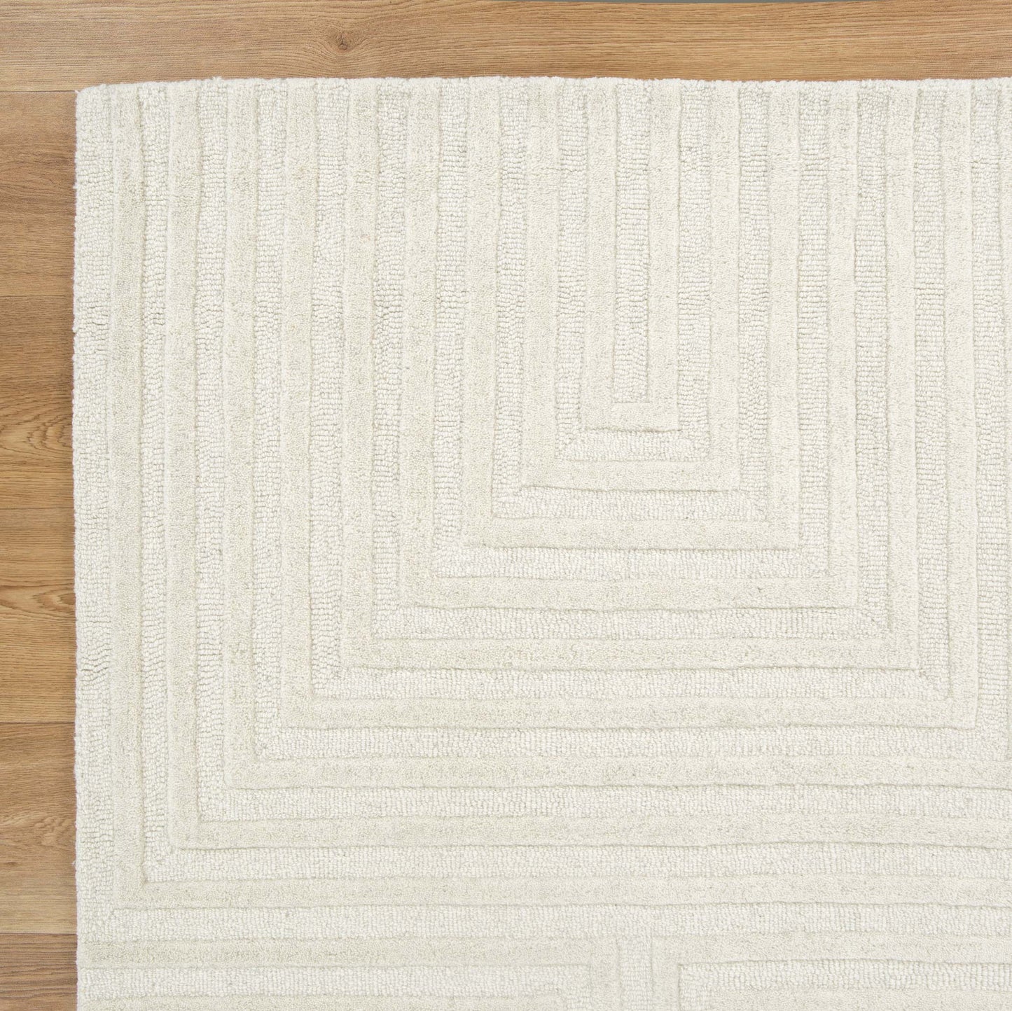 Frayla Felix Cream Wool Rug