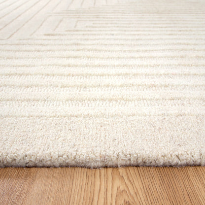 Frayla Felix Cream Wool Rug