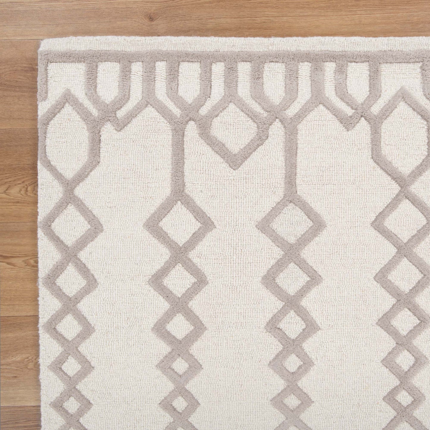 Frayla Senso Beige Wool Rug