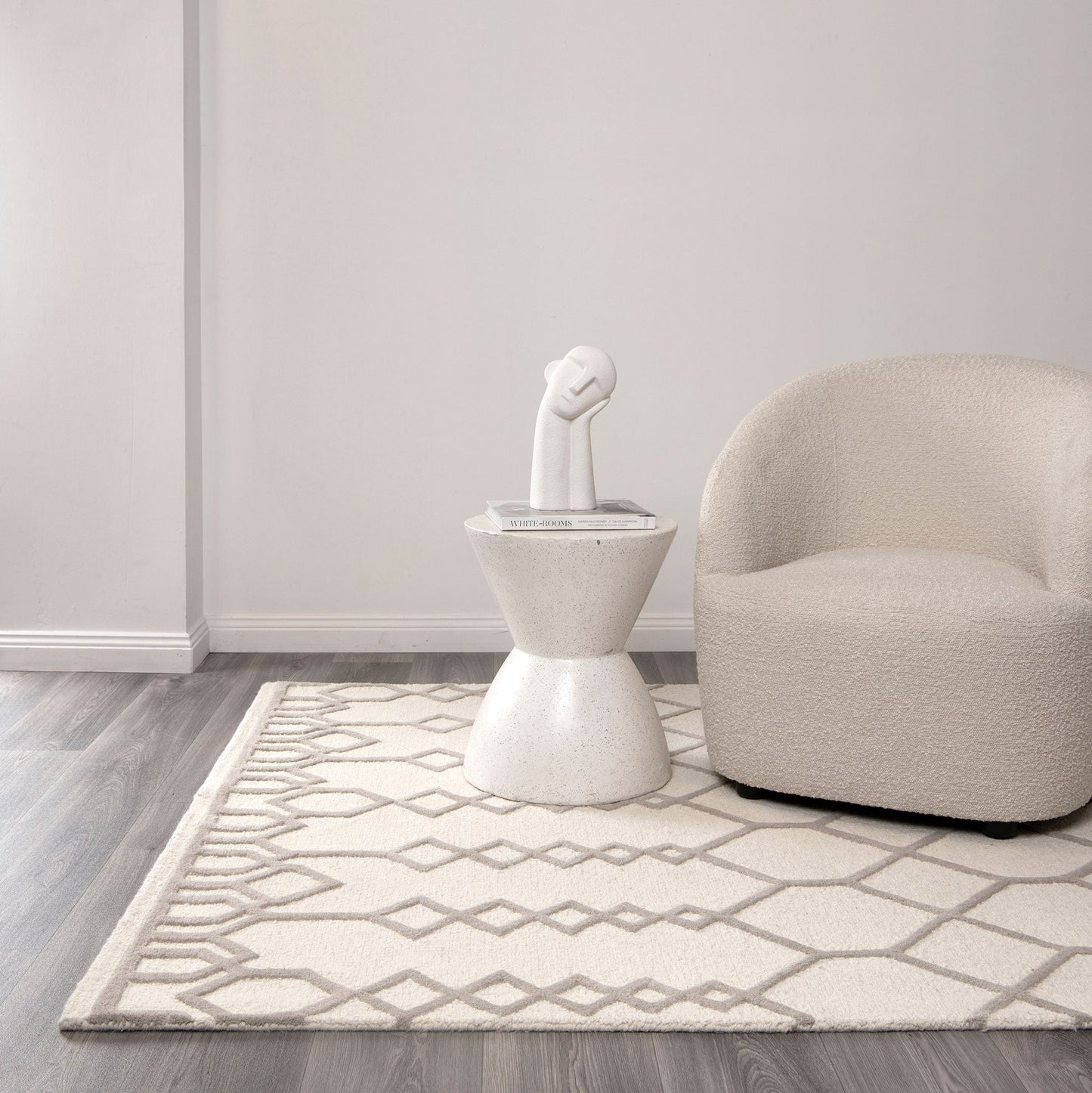 Frayla Senso Beige Wool Rug