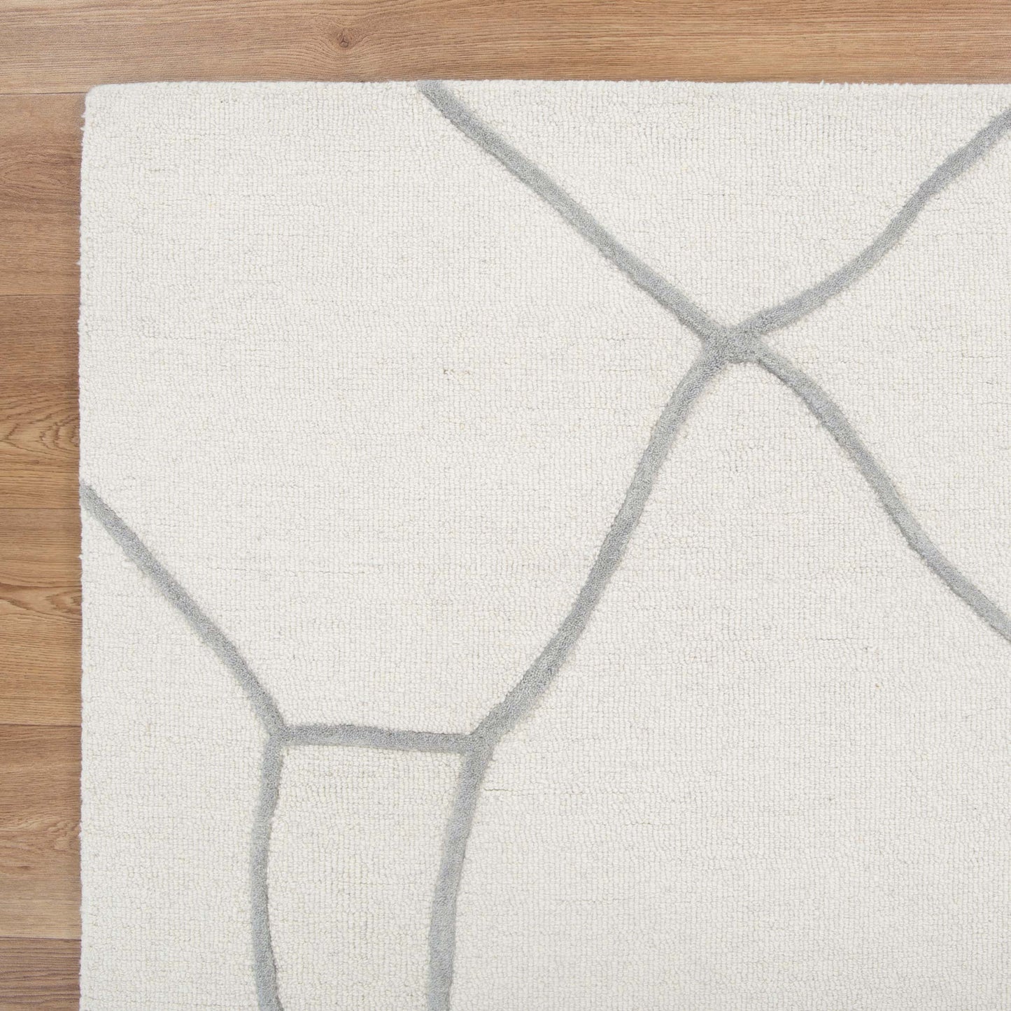 Frayla Souk Cream / Grey Wool Rug