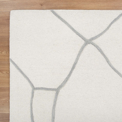 Frayla Souk Cream / Grey Wool Rug