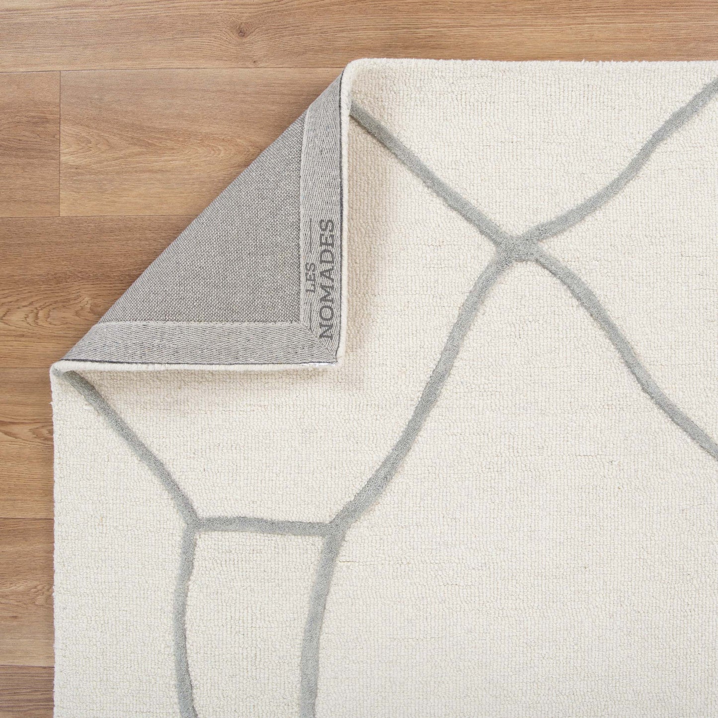 Frayla Souk Cream / Grey Wool Rug