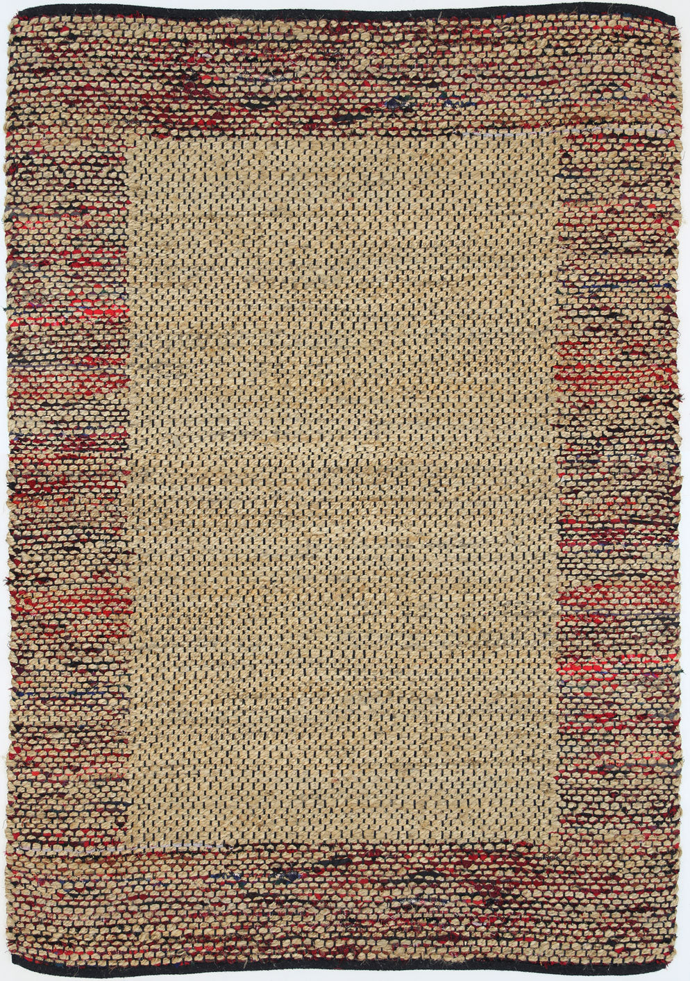 Nerida Multi Colour Boarder Jute Rug