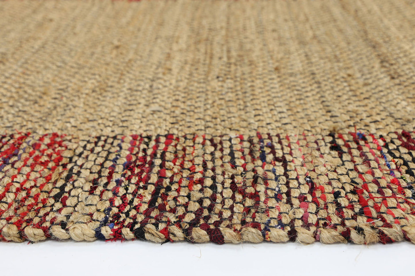 Nerida Multi Colour Boarder Jute Rug