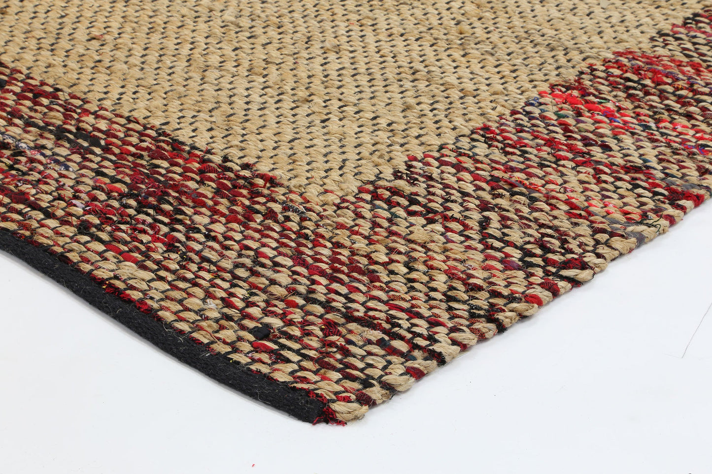 Nerida Multi Colour Boarder Jute Rug