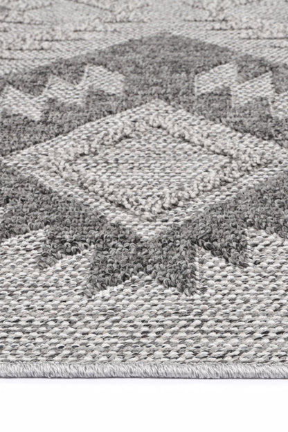 Claymore Maki Indoor / Outdoor Grey Rug