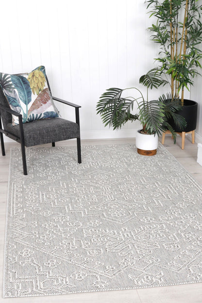 Claymore Braska Indoor / Outdoor Grey Rug