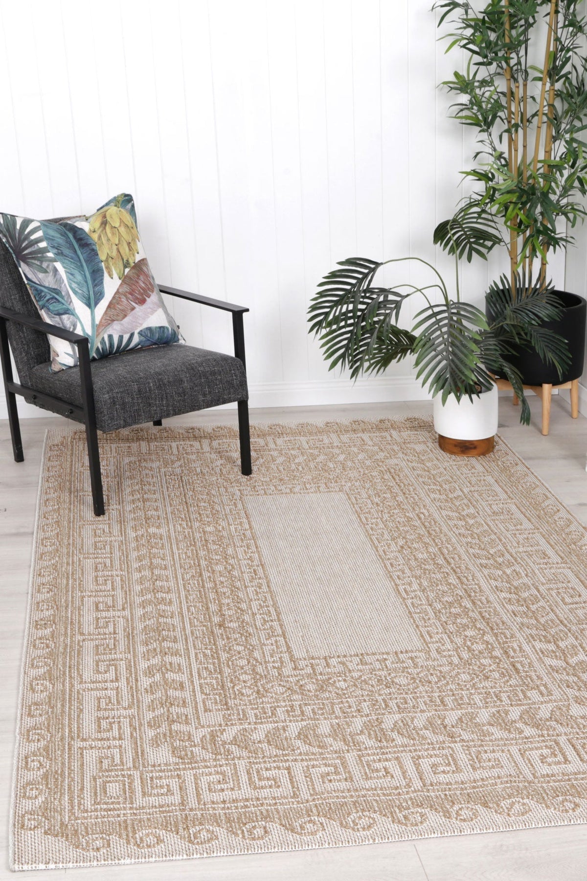 Claymore Aura Indoor / Outdoor Beige Rug