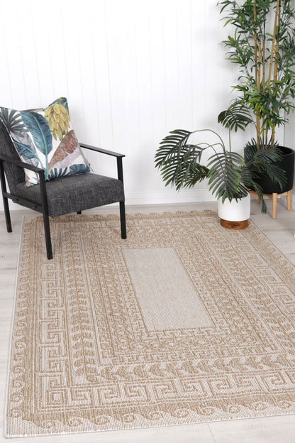 Claymore Aura Indoor / Outdoor Beige Rug