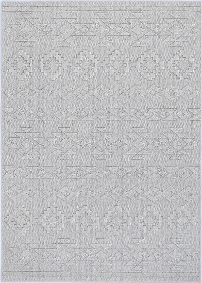 Claymore Tribal Indoor/Outdoor Grey Rug (New landed)
