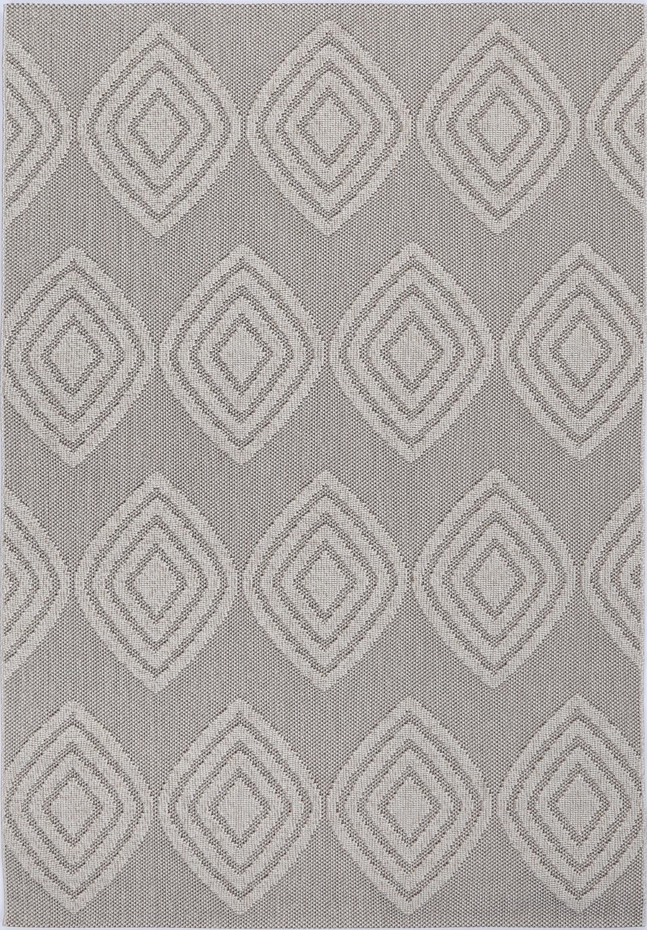 Claymore Modern Indoor/Outdoor Brown Rug (New landed)